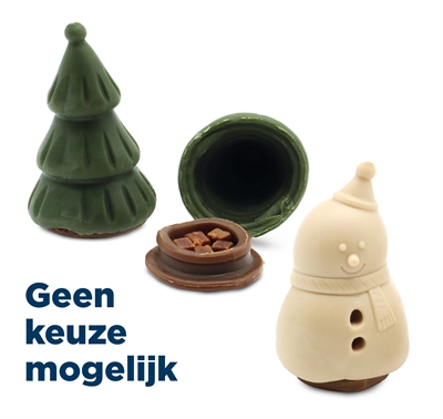 CROCI XMAS SNEEUWPOP OF KERSTBOOM GEVULD ASSORTI 128 GR
