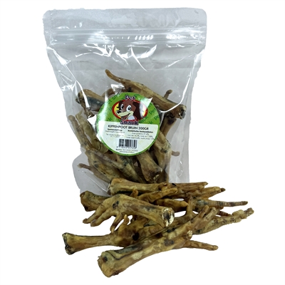 PETSNACK KIPPENPOTEN GEROOKT BRUIN 200 GR