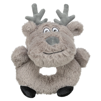 TRIXIE RENDIER PLUCHE GRIJS 24 CM