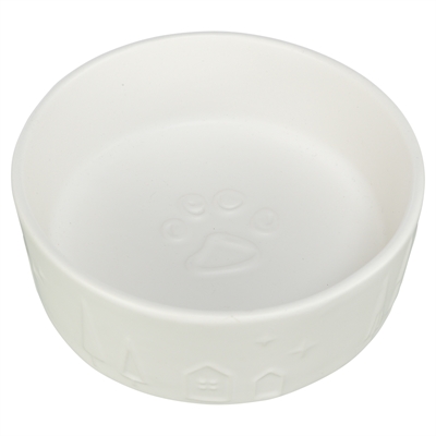 TRIXIE VOERBAK HOND KERAMIEK WIT 16 CM 800 ML