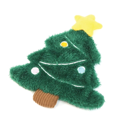 HAPPY PET KERSTBOOM ZONDER VULLING MET KNISPER 17X15X1 CM