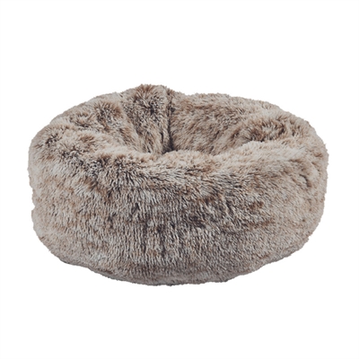 CROCI HONDENMAND DONUT BICOLOR BEIGE 100X100X25 CM