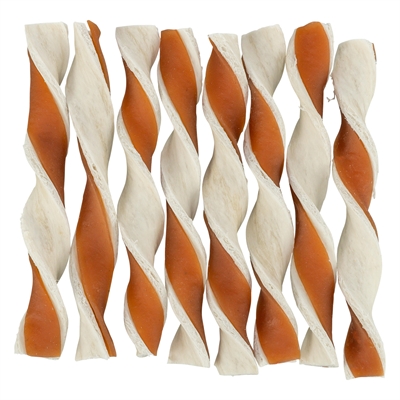 TRIXIE SPIRAL RUND MET KIP 12 CM 12 GR 200 ST