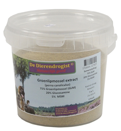 DIERENDROGIST GLM MSM GLUCOSAMINE ONTSTEKINGSREMMEND 400 GR