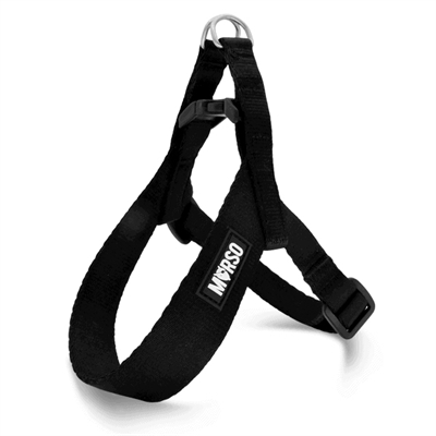 MORSO MINI HONDENTUIG VERSTELBAAR GERECYCLE ZWART 29-38X2