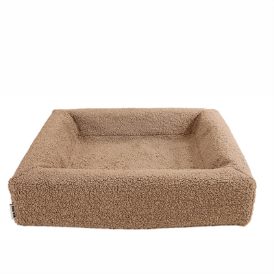 BIA BED PREMIUM HOES TEDDY BEIGE 120X100X15 CM