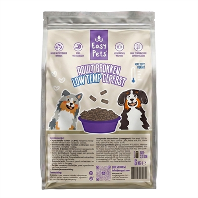 EASYPETS LOW TEMP HONDENBROK ADULT 5 KG