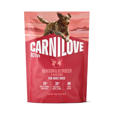 CARNILOVE ACTIVE ADULT ALL BREEDS VENISON / REINDEER / WILD BOAR 1