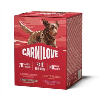 CARNILOVE POUCH MULTIPACK 6X400 GR