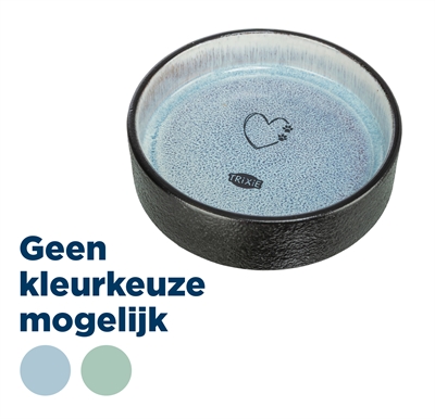 TRIXIE VOERBAK / DRINKBAK KERAMIEK ASSORTI 13X13X3