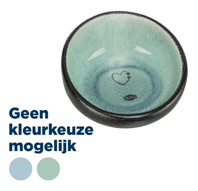 TRIXIE VOERBAK / DRINKBAK KERAMIEK ASSORTI 15X15X7 CM
