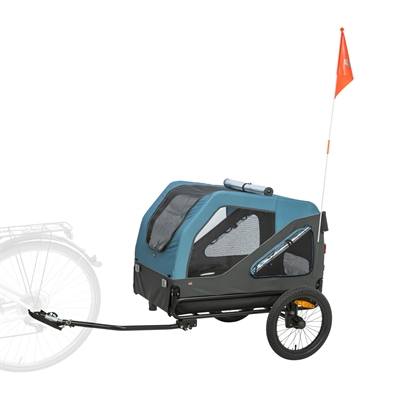 TRIXIE FIETSKAR TOT 45 KG BLAUW / GRIJS L 81X112/155X112 CM