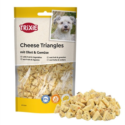 TRIXIE CHEESE TRIANGLES MET FRUIT EN GROENTEN 80 GR