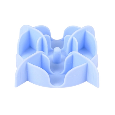 ZOLUX SLOWFEEDER / INZET STUK VOOR VOERBAK SILICONE BLAUW 13