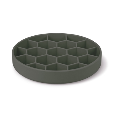 ZOLUX VOEBRAK HOND SLOW FEED MET ZUIGNAPPEN SILICONE GRIJS 21