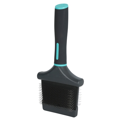 ZOLUX ANAH SLICKERBORSTEL DUBBELZIJDIG BUIGBAAR ZWART / BLAUW L 9