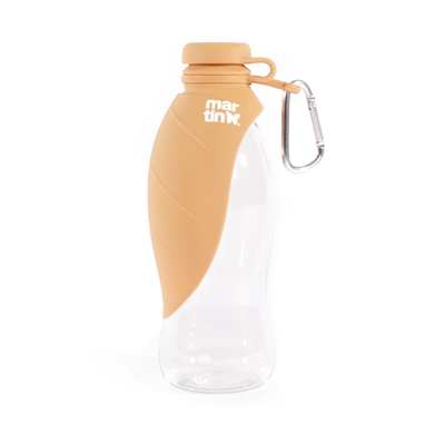 MARTIN DRINKFLES MET SILICONE DRINKBAK ORANJE 500 ML