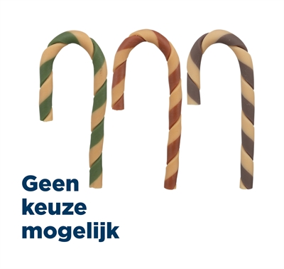 TRIXIE XMAS CANDY CANE KERSTSTOK 20 GR 150 ST