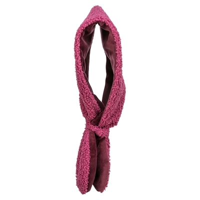 TRIXIE XMAS SJAAL FLUWEELLOOK BORDEAUX 70 CM