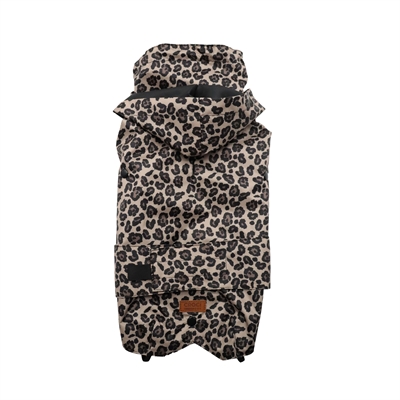 CROCI HONDENJAS REGENJAS NATURE PANTERPRINT BEIGE / ZWART 25 CM