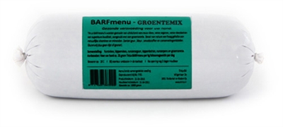 BARFMENU GROENTEMIX HONDENVOER 500 GR